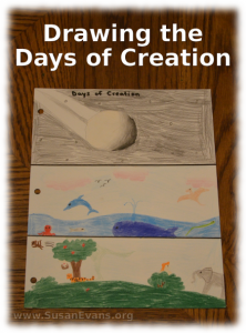 Drawing The Days Of Creation « Susan's Homeschool Blog