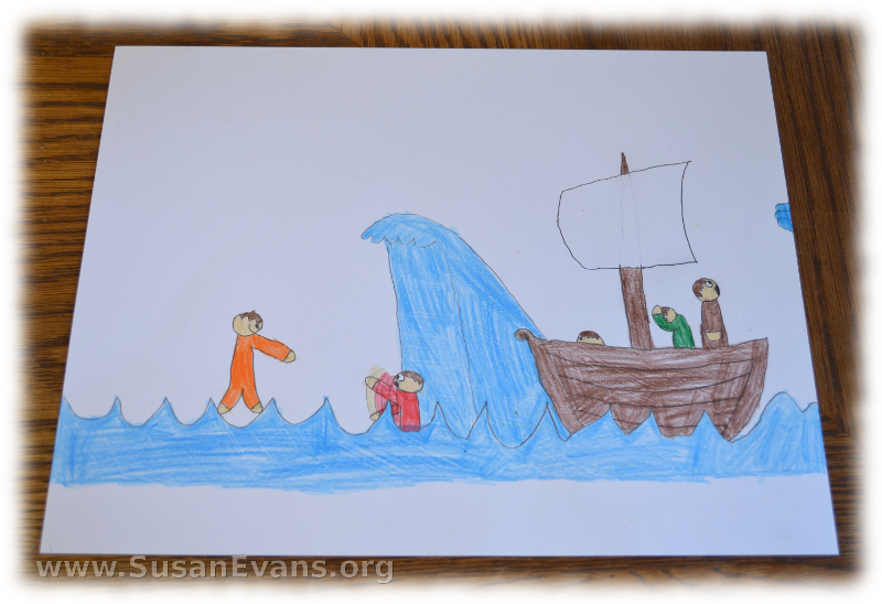 Jesus Walks on Water « Susan's Homeschool Blog