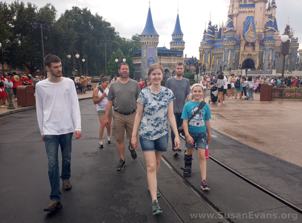 Walking-at-Disneyworld